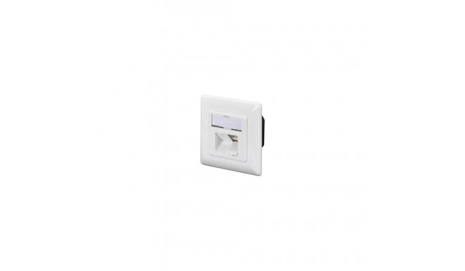 Digitus CAT 6A, class EA, data socket, design-compatible, surface-mounted