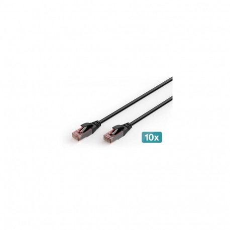 Digitus CAT 6 U/UTP outdoor patch cable, PE, 10 pieces