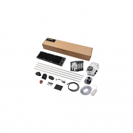 Phanteks EZ-Fit 360 D30-Kit Processor Liquid cooling kit 12 cm Black, Transparent 10 pc(s)