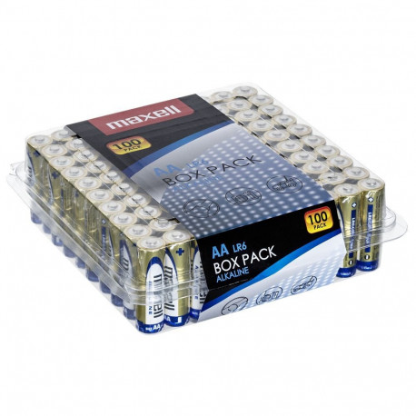 Battery - MAXELL Alkaline AA LR6 1.5V 100 pcs.