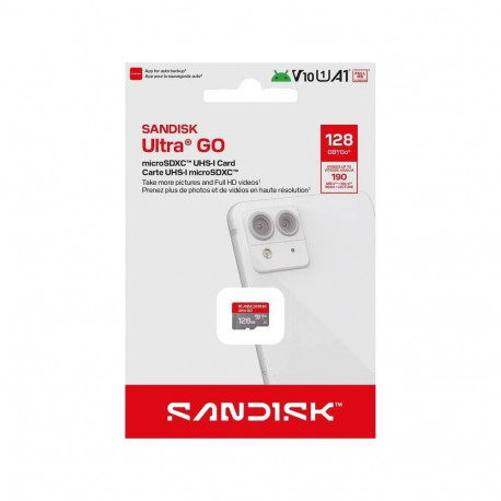 Memory Card - SanDisk Ultra GO 128 GB MicroSDXC 190 MB/s