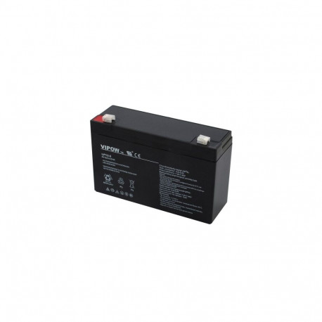 Battery - AGM Vipow 6V 12Ah Sealed Maintenance-Free VRLA Battery Black