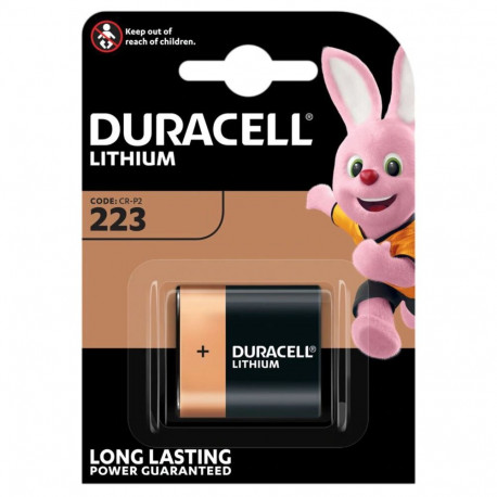 Battery - Duracell CRP2 1BL 6V Lithium, 35mm x 19.5mm x 36mm