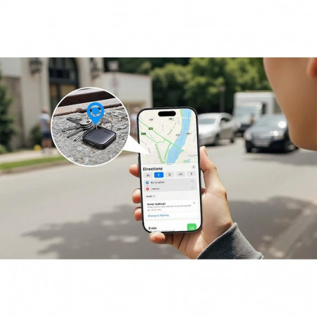Bluetooth Tracker - UGREEN CM919 SmartFinder, 10m Range, USB-C Rechargeable, White