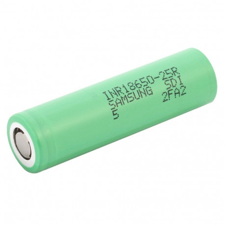 Rechargeable Battery - Samsung INR18650-25R 2-Pack 2500mAh 20A