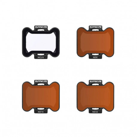 Drone Camera Filter - Sunnylife AT2-FI834 MCUV/ND8/ND16/ND32 Filter Set for DJI Avata 2