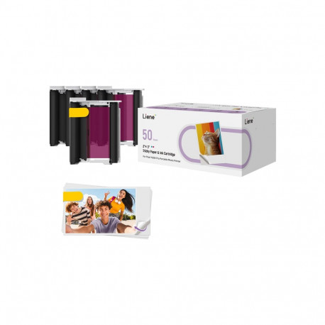 Printer Paper - Liene CU002-65004 50 Sheets + 5 Ink Cartridges