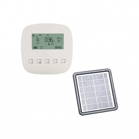 Irrigation Pump - MOES WWP-BY-908 Wi‑Fi 2-Channel, 2600 mAh, 550 ml/min, LCD, USB/Solar