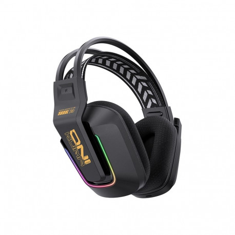 Wireless Headphones - ONIKUMA GT828 2.4 GHz/Bluetooth Gaming, Bluetooth 5.4, 900 mAh, USB-C, RGB
