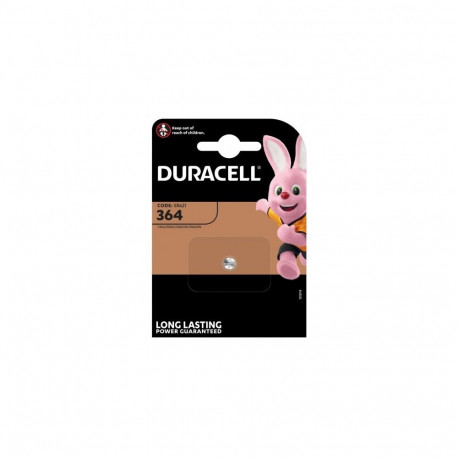 Battery - Duracell 364 (SR621) Silver Oxide 1.5V Watch Battery 2.2mm x 6.8mm Silver