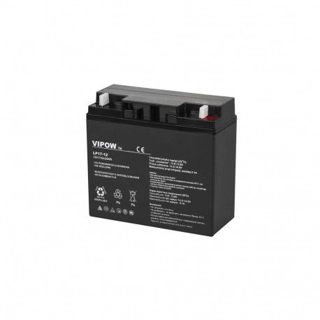 Battery - AGM Vipow 12V 17Ah Sealed Lead-Acid Battery for UPS, Alarm Systems, Emergency Lighting, Bl