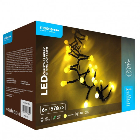 Decorative LED String Lights - Modee ML-C2015 6M 576LED Warm White IP44