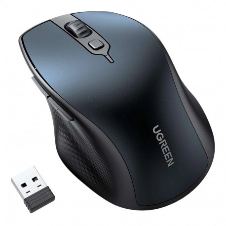Wireless Computer Mouse - UGREEN MU101 2.4GHz Bluetooth 1000/1600/2400/4000 DPI, AA Battery