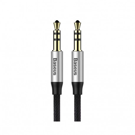 Audio Cable - Baseus CAM30-BS1 1.0m Gold-Plated 3.5mm AUX Black