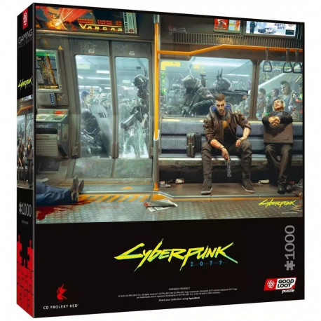 Puzzle - Cenega Publishing Cyberpunk 2077 Metro 1000 Pcs