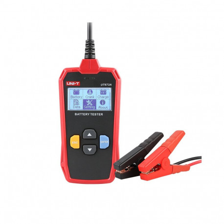 Automotive Tool - Uni-T UT673A 12V/24V Battery Tester With LCD Display Black