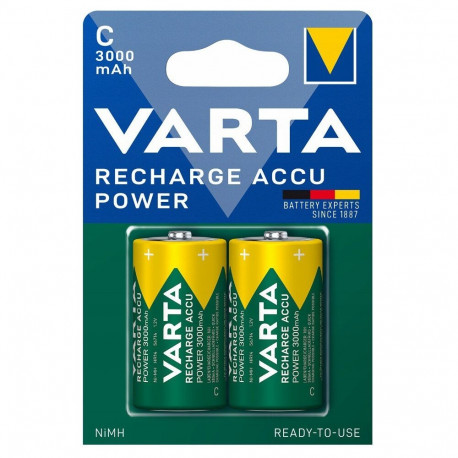 Battery - VARTA R14 AKU 3000 mAh Ni-MH Rechargeable