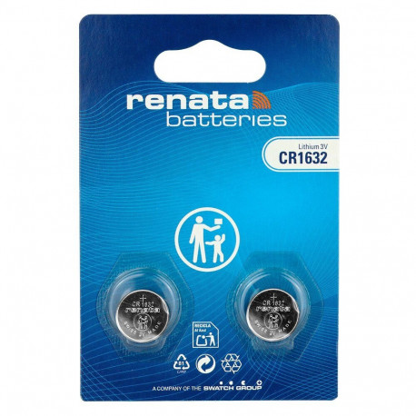 Battery - Renata CR1632 3V 137mAh Lithium Coin Cell