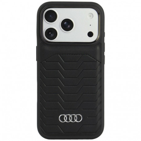 Audi GT Synthetic Leather MagSafe Case for iPhone 18 Pro / 17 Pro - Black
