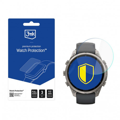 Kaitsekile FlexibleGlass, Garmin Fenix 9 Pro - 47mm, komplektis 3tk, 3mk