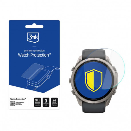 Kaitsekile FlexibleGlass, Garmin Fenix 9 Pro - 51mm, komplektis 3tk, 3mk