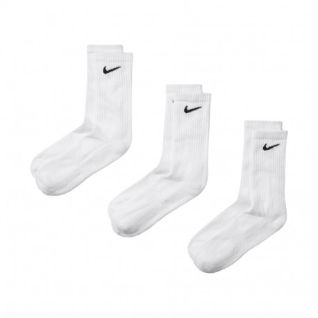 Nike sokid Everyday Cushioned Crew SX7664 100 34-38 3 paari, valge