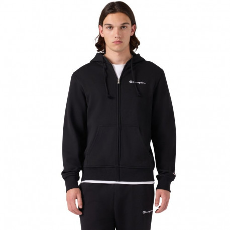 Bluza męska Champion Hooded Full Zip Sweatshirt czarna 221794 KK001 S