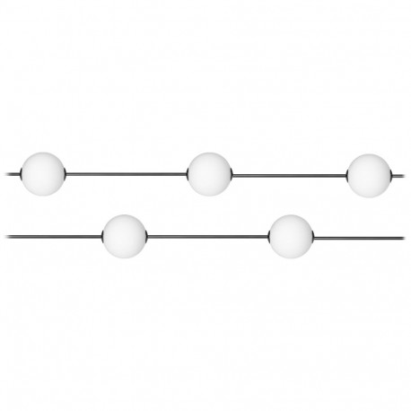 Girlanda oświetleniowa, 15 x 1W, 15 x 60lm, 2500K, 10,5m