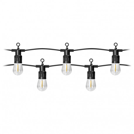 Solarna girlanda oświetleniowa 10 m, 10 x LED Filament