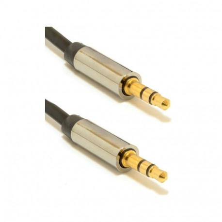 Gembird CCAP-444-1M Audio Cable 3.5mm Male - 3.5mm Male 1m / black