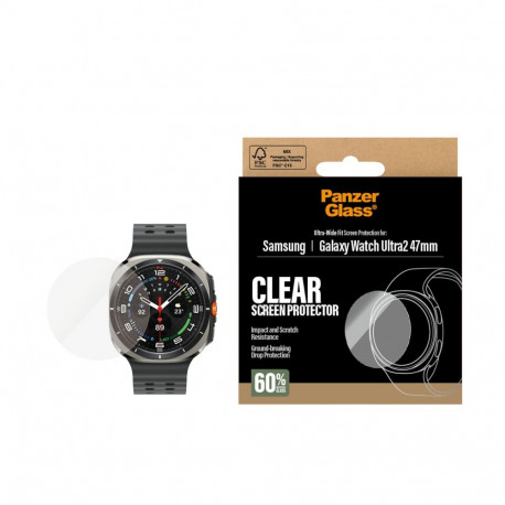 Screen Protector - PanzerGlass Galaxy Watch Ultra2 47 mm Clear