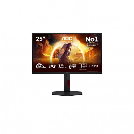AOC | 25G4ZR | 25 " | Fast IPS | FHD | 16:9 | 240 Hz | 0.5 ms | 1920 x 1080 pixels | 300 cd/m² | HDM
