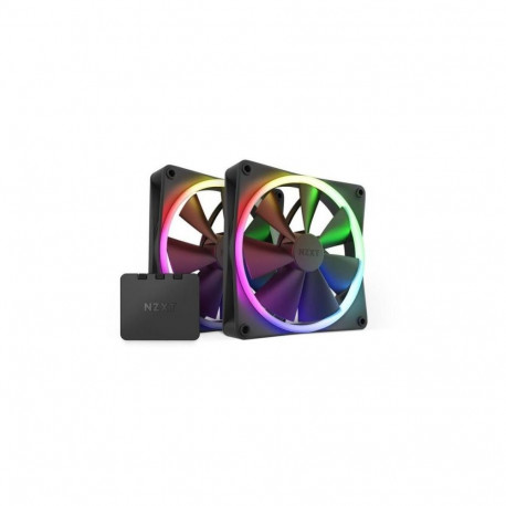 NZXT F140 RGB 140mm 2-pack & RGB Controller Case Fan RF-R14DF-B1
