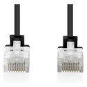 "CAT 6 U-UTP Slim Patchkabel, 2 m, Schwarz"