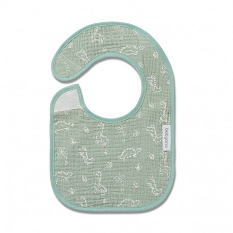Babyono muslin bib green 1725/02