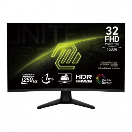 MSI MAG 32C6X computer monitor 80 cm (31.5") 1920 x 1080 pixels Full HD Black