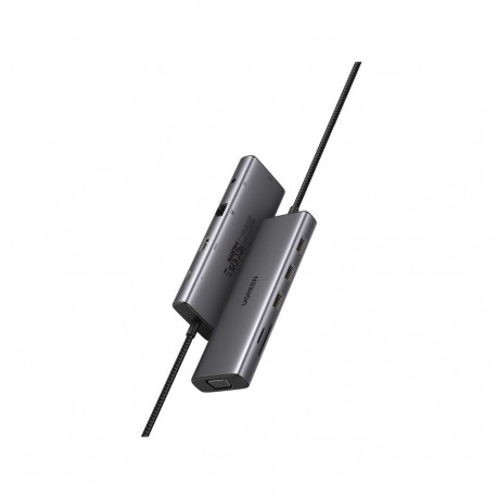 Ugreen USB-C jaotur Revodok 10-in-1