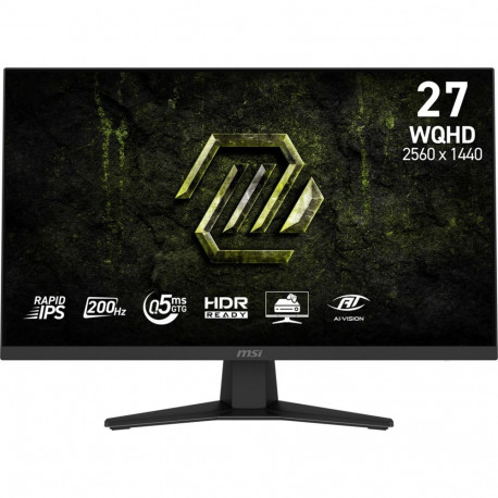 MSI monitor MAG 274QF E20 68.6 cm (27") 2560 x 1440 pikslit Wide Quad HD LCD, must
