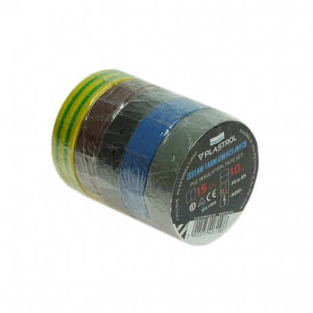 PVC-isolatsiooniteip 15mm/10m, erinevad värvid