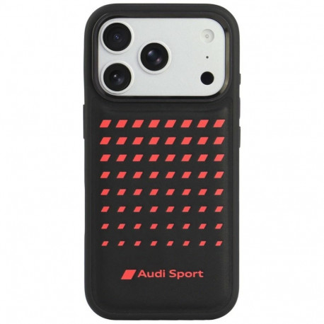 Audi Audi Sport Synthetic Leather MagSafe Case for iPhone 18 Pro / 17 Pro - Black