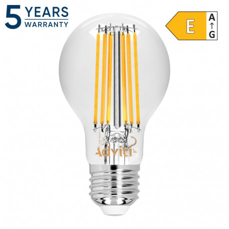 LED filamendipirn E27 A60 10W 1200lm 3000K (10 tk.)