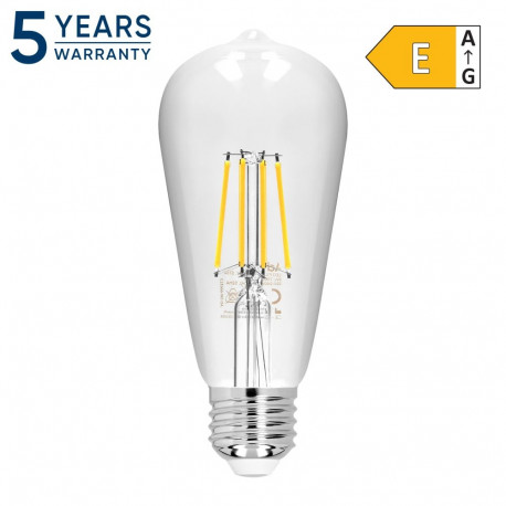 Żarówka LED FILAMENT C E27 ST64 4 W 470 lm 4000 K (5 tk.)