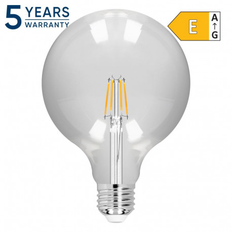 Żarówka LED FILAMENT C E27 G125 4 W 470 lm 4000 K (4 tk.)
