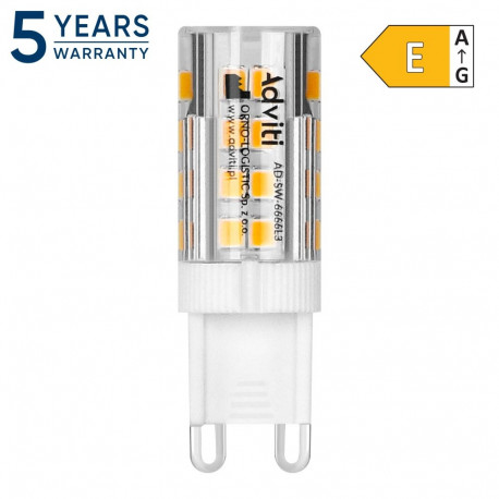 LED-pirn G9 PC 3W 330lm 3000K (10tk)