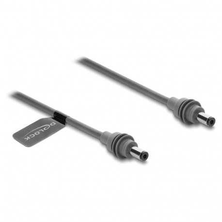 "DC 5,5 x 2,1 mm zu DC 5,5 x 2,1 mm Kabel kompatibel mit Starlink Mini, 2 m grau"