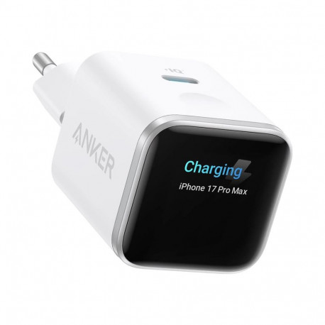 Charger Anker Nano 45W, Smart Display, White