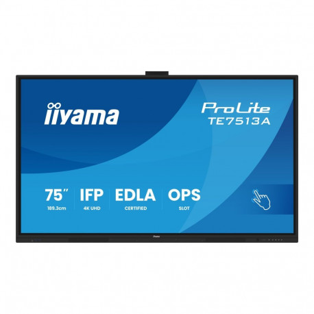 IIYAMA 75inch iiWare21E EDLA -Google-GMS-apps Android 14 16 summer 2026 Octa-core SOC 6/128GB 40-Poi
