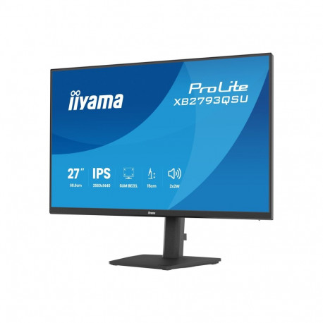 IIYAMA monitor XB2793QSU-B1 27-tolline IPS-ekraan, neljast küljest õhukese raamiga 2560x1440 QHD 1ms