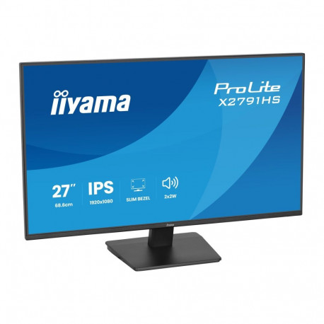 IIYAMA monitor X2791HS-B1 27inch IPS-paneeliga õhukese raamiga neljal küljel 1920x1080 120Hz 1ms MPR