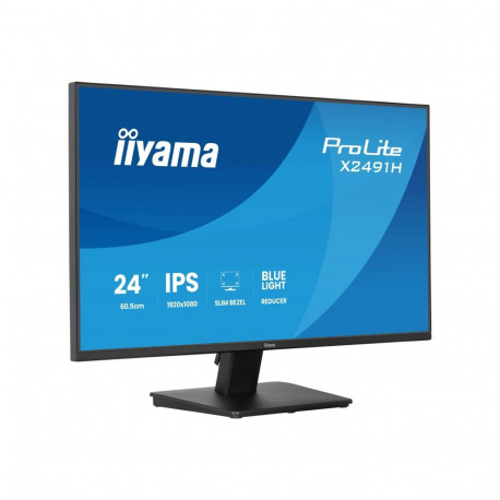 IIYAMA monitor X2491H-B1 24-tolline IPS-paneel 1920x1080 120Hz 1ms MPRT 350cd/m HDMI DisplayPort 15m